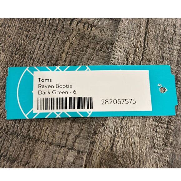 TOMS Raven Wedge Bootie in Olive Size 6 NWT - Picture 16 of 16